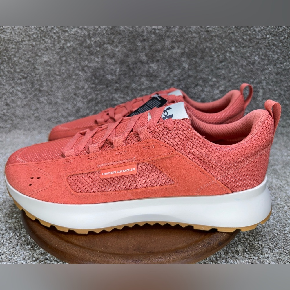 Size 10.5 - Under Armour Street Mirage Blush Orange